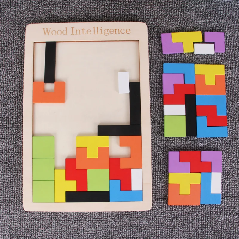 wooden intelligence Russian puzzle educational magic puzzle cube for child