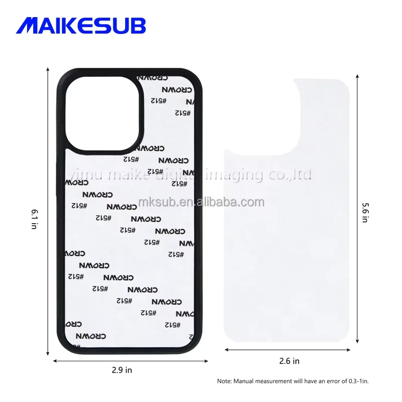 New Design Customized Tough Protection 2d Tpu Pc Colors Sublimation Phone Cases With Aluminum sheet For iPhone 13pro