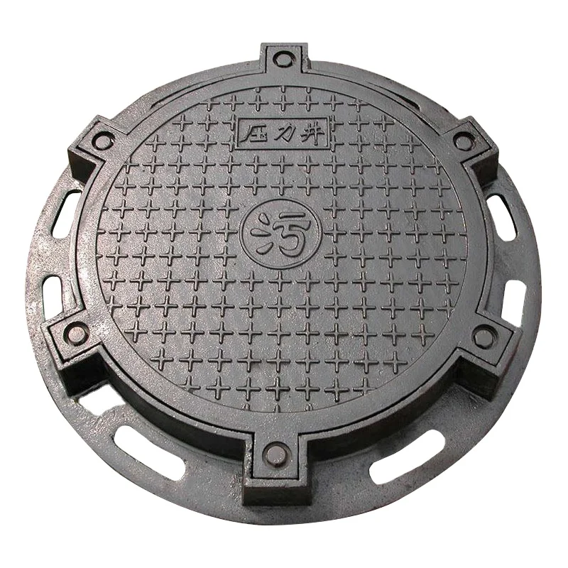 Hot selling cast iron manhole covers ss sewer drain covers high quality D400 composite material manhole cover