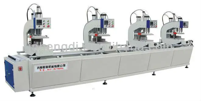 Two head window door profile welding machine for pvc used