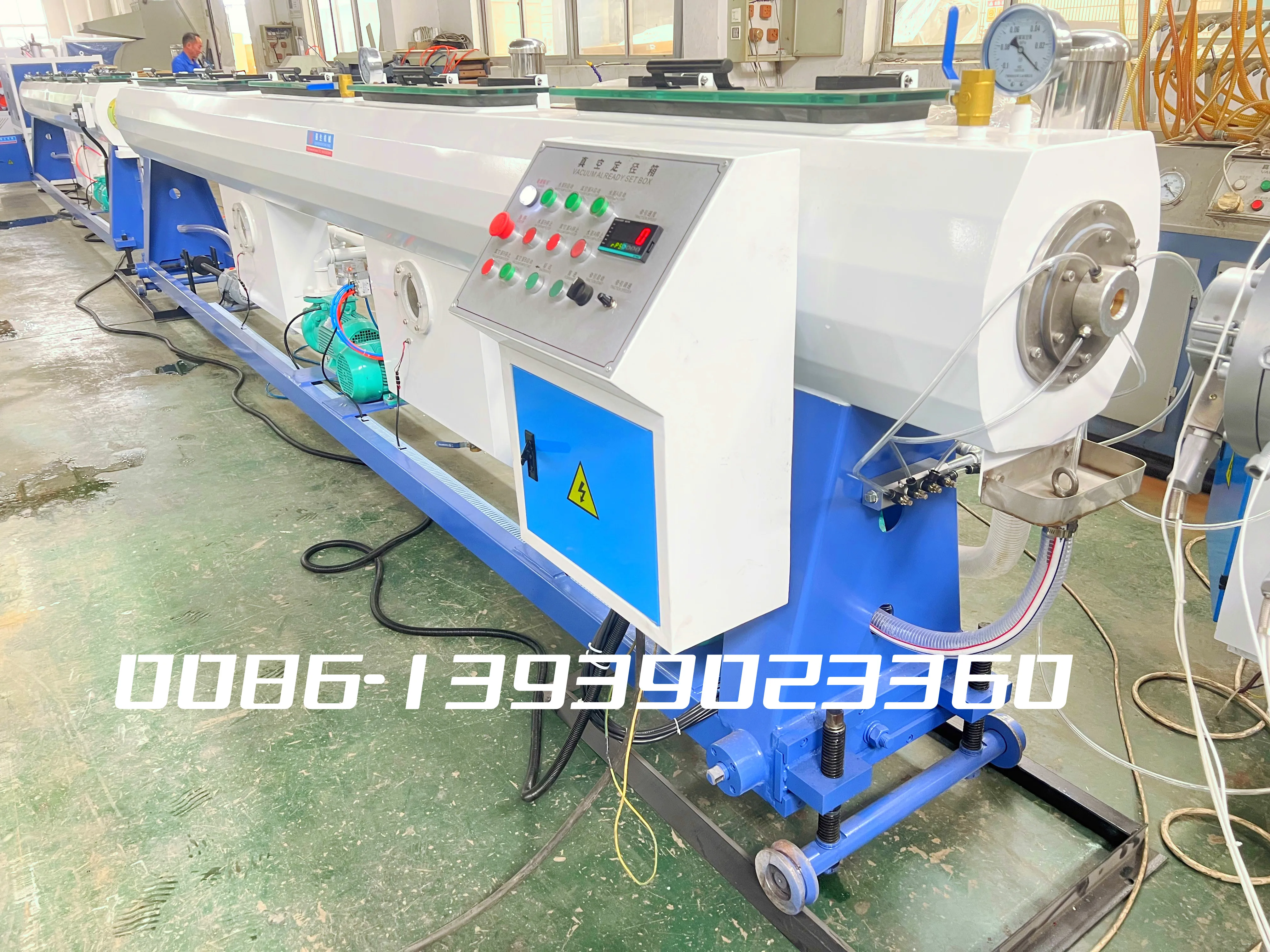 20-63mm Glass Fiber PPR Pipe Production Line/Fiber Glass Reinforced Vacuum Feeding Co-Extrusion Line