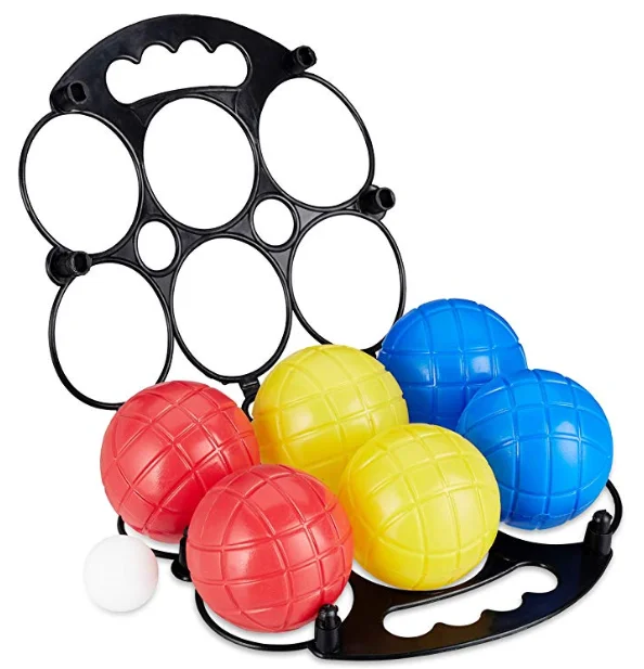 outdoor  Lawn Game plastic petanque with water inside bocce ball