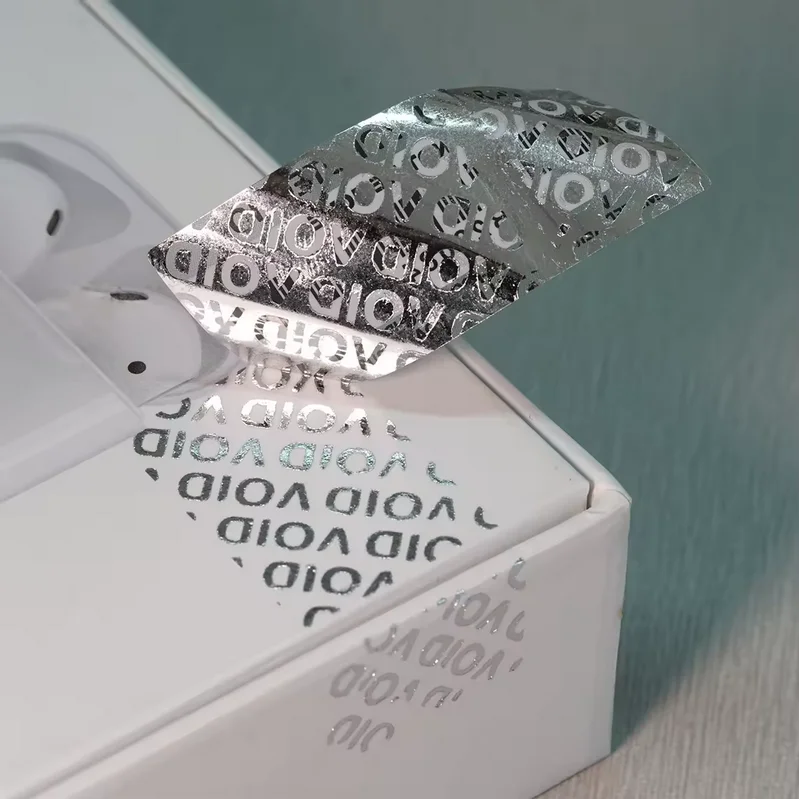 3D QR Code Hologram Stickers for Package Custom Stickers Holographic Waterproof Stickers for Packaging Security