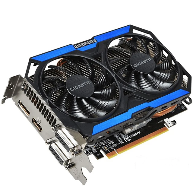 Original Video Card GTX 960 2GB 4G 3G 128Bit GDDR5 Graphics Cards for nVIDIA VGA Cards Geforce GTX960 Hdmi Dvi game Used