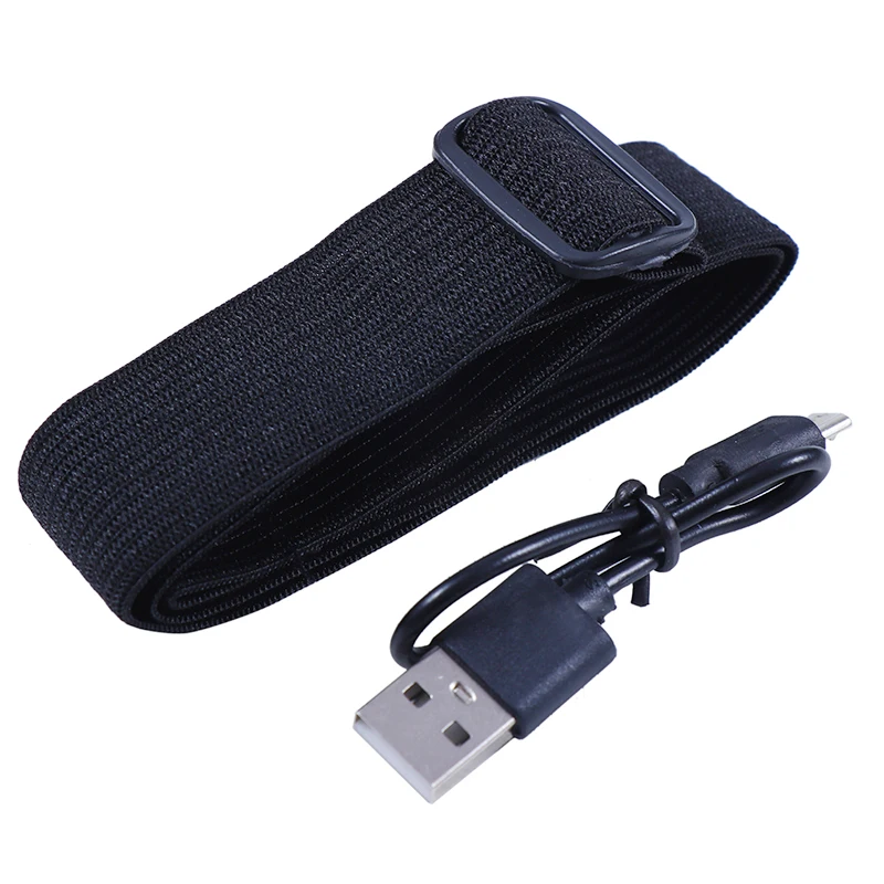 Суперъяркий светодиодный налобный фонарь с USB 3 режима освещения регулируемый ремешок водостойкий IPX5 для кемпинга походов