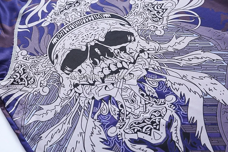 Wholesale Sublimation Spandex Custom Printed Men 3d Long Sleeve T Shirt