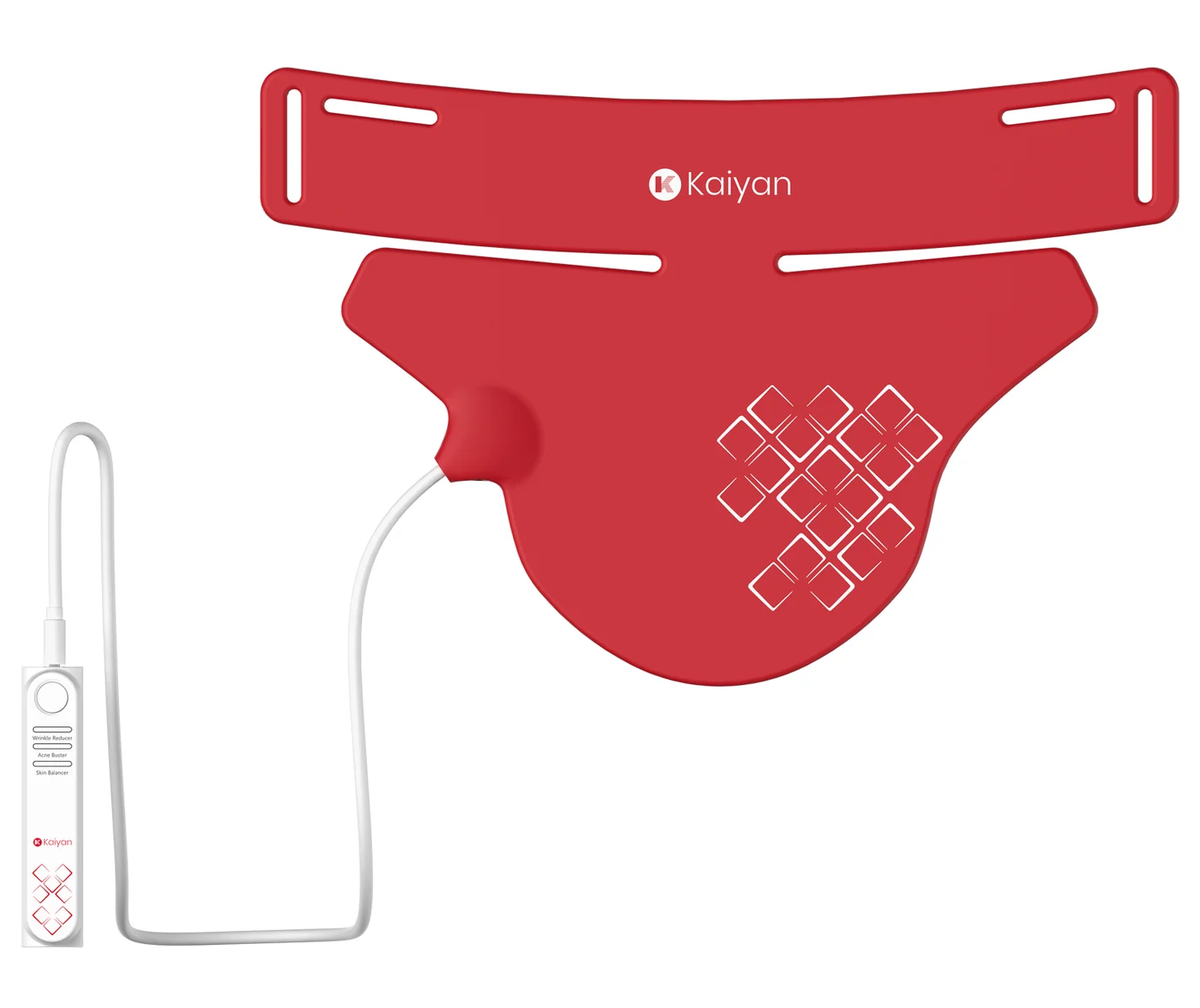 Silicone Led Facial Face Mask Neck Portable Acne Whitening And Skin Rejuvenation Red Light Photon Therapy Skin Care Face Mask