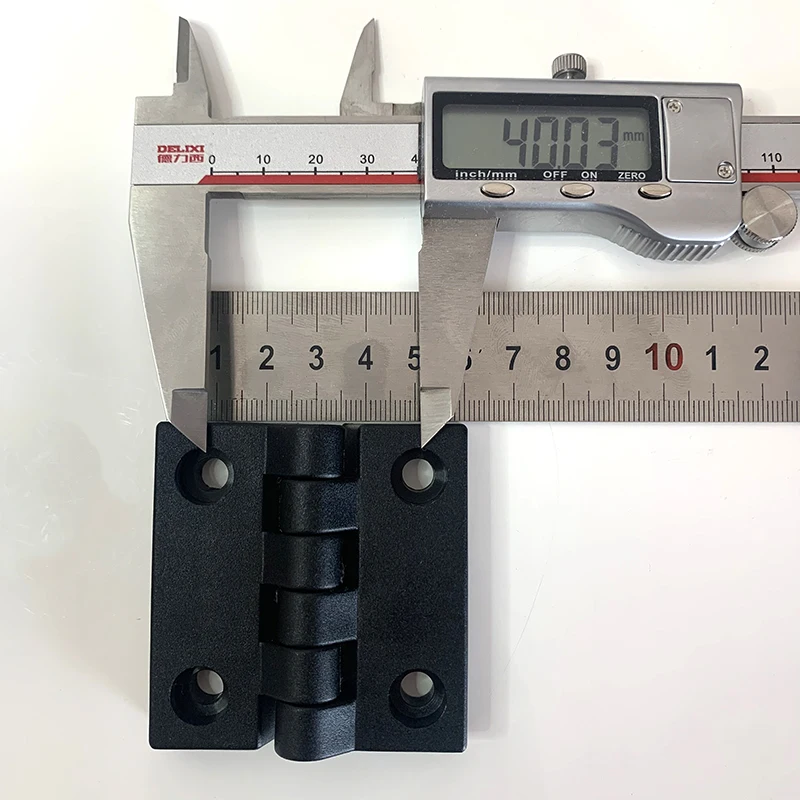 out 60*60 plastic reinforced nylon black hole 40*40 industrial machinery Electrical cabinet hinges