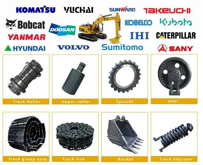 KX71 KX71-3,KX71-3S Bottom Roller Mini Track Roller for Kubota Undercarrier  Down Roller
