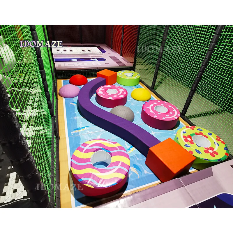 IDO MAZE Trending Indoor Ninja Playground Zip Line Indoor Urban Air Adventure Parks