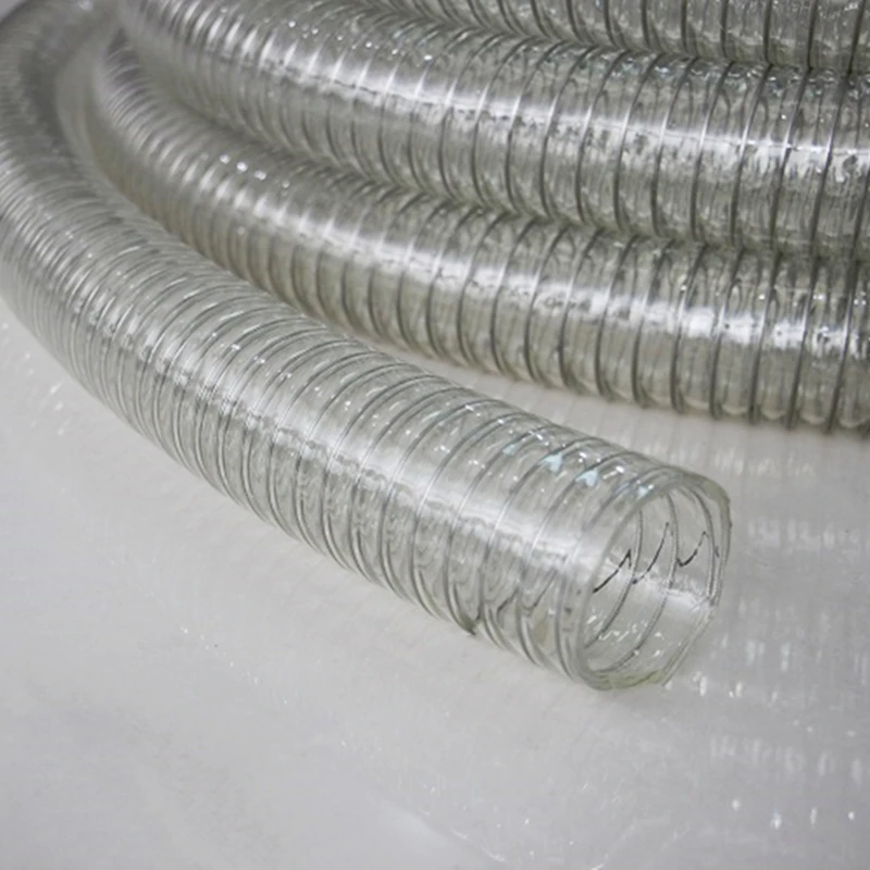 Термостойкие пищевые усиленные всасывающие pu гибкие воздушные вакуумные шланги