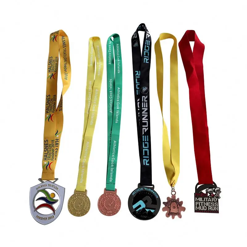 One-Stop Shopping  Custom Shape Souvenir Medal Order Blank Medals And Ribbons