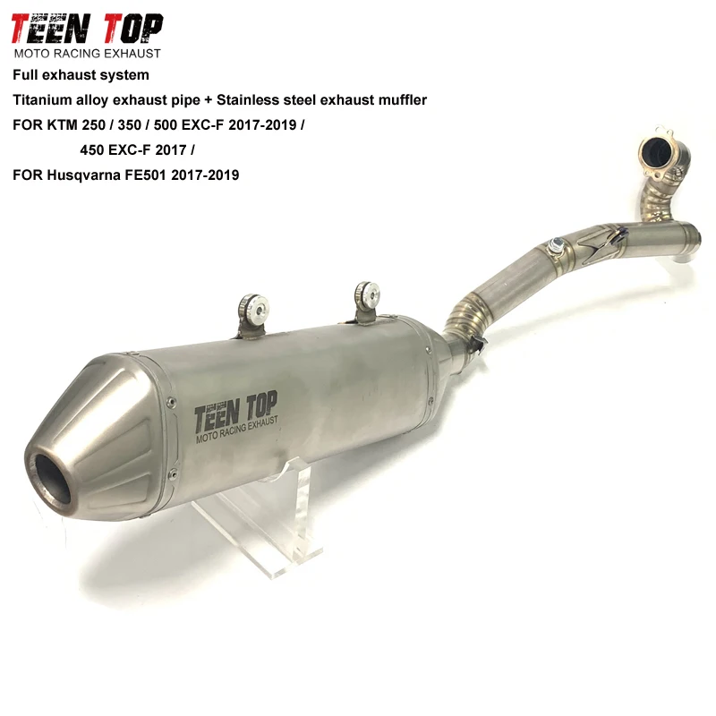 2017 2018 2019 для KTM EXC-F 250 350 450 500 EXC выхлопная система из титана и стали для husqvarnas FE501 слипоны выхлопная труба