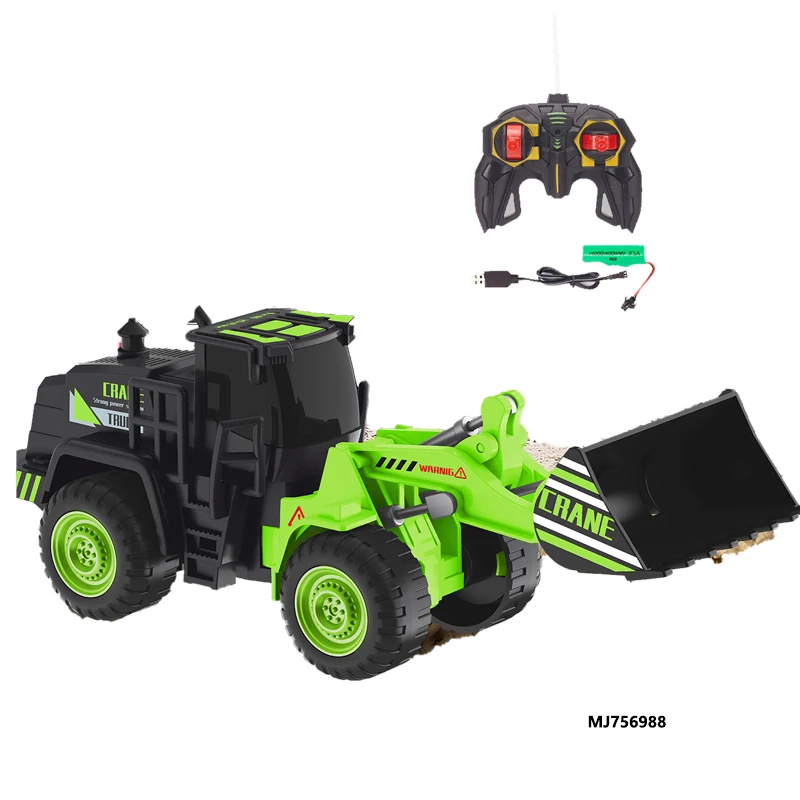 4 Channels Hot Sale Mini Equipment Rc Construction Vehicles Toys Car Toy Remote Control Bulldozer Toy