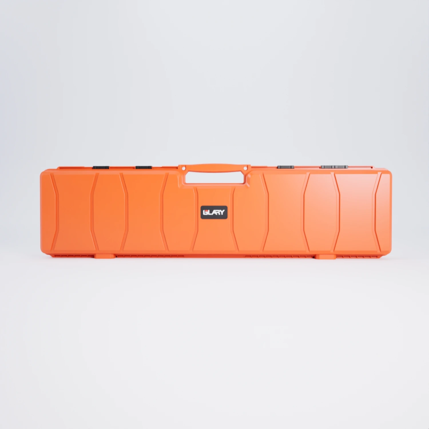 GLARY plastic long gun case storage box with foam hard shell gun box carrying case dustproof lockable gun box travel case
