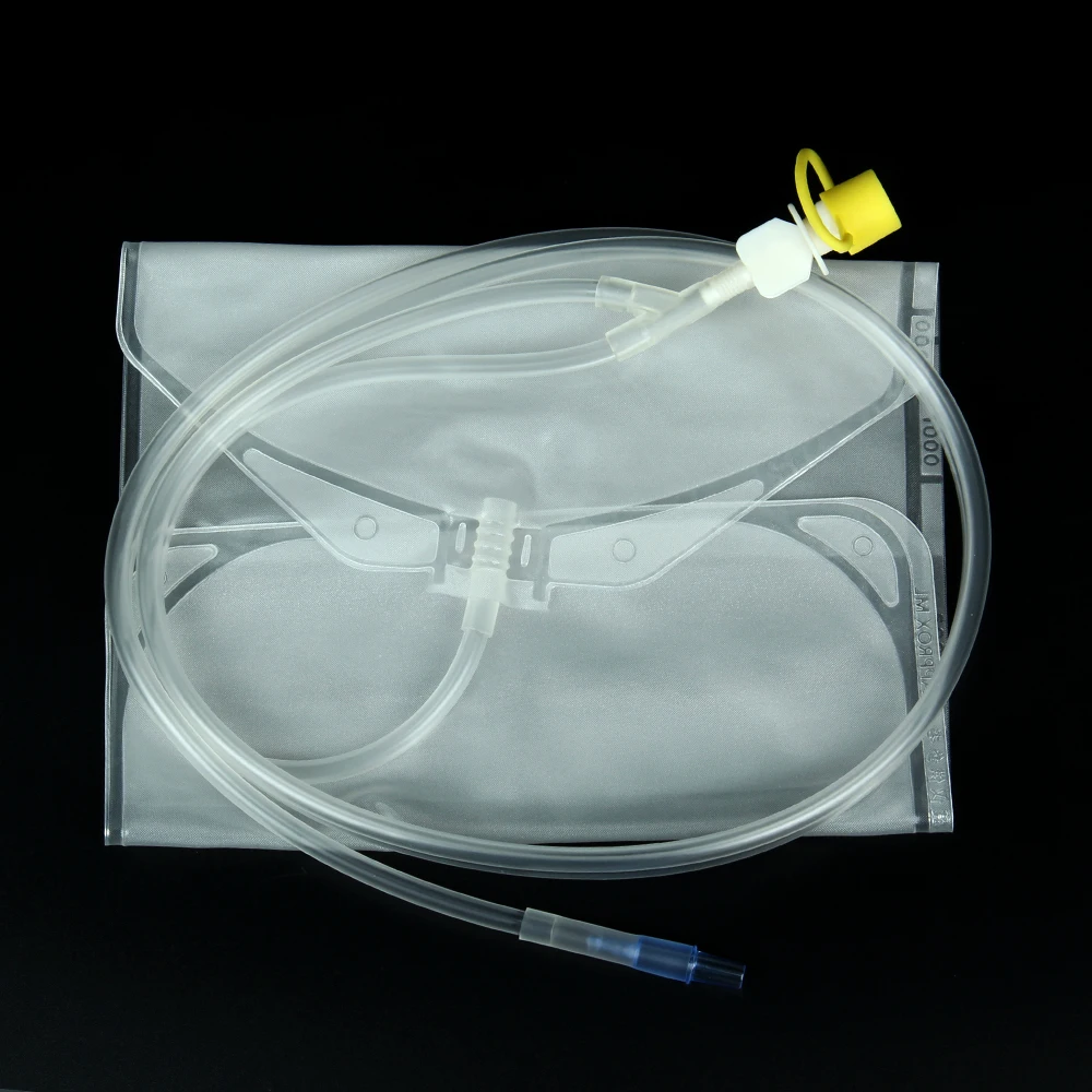 Manufacturer Supply OEM Logo Paper Plastic Package Adequacy Test Continous Ambulatory Peritoneal Dialysis Drainage Bag at Night