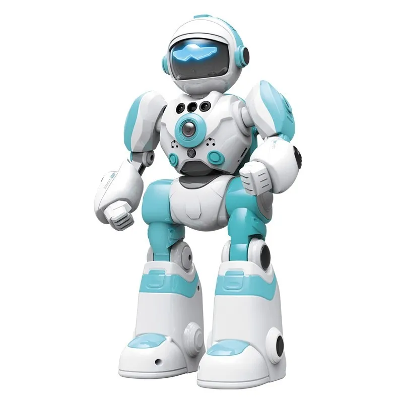 AI Интеллектуальный голосовой жест зондирования пульт дистанционного управления электрическая игрушка звуковой свет танец программируемый робот
