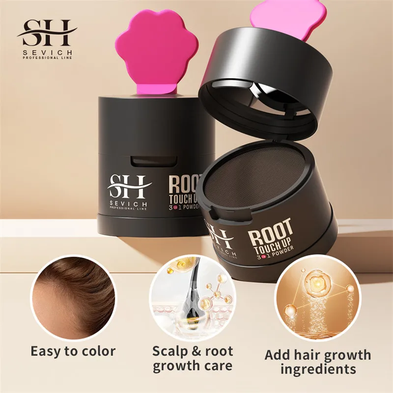 13 Colors Waterproof Grey Hair Cover Anti Thinning Loss Concealer Hairline Shadow Powder Mud