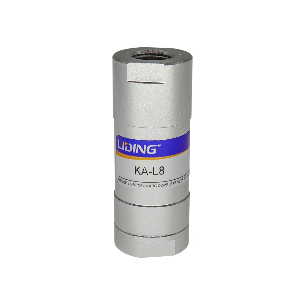 Pneumatic KA-L8 Thread 1/4 inch Air Check Valves One Way Throttle Non Return Valve