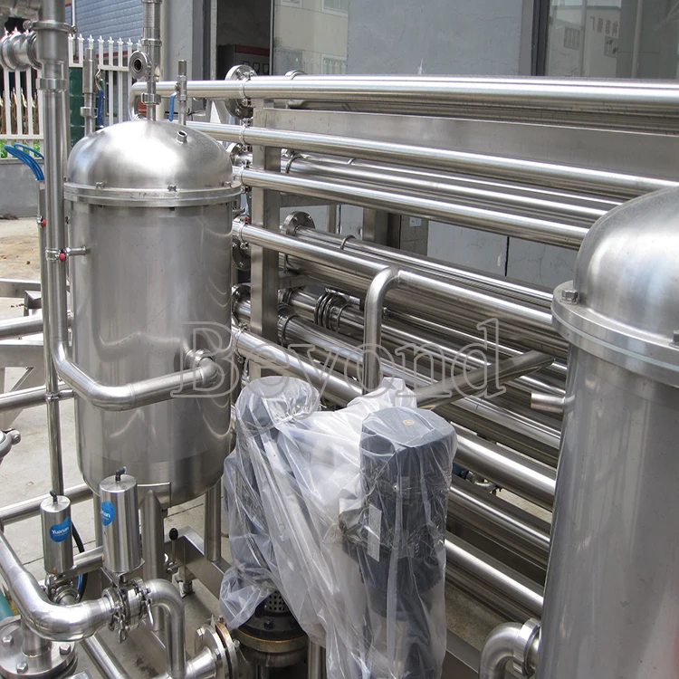 juice milk UHT tube sterilizer tubular type sterilizer