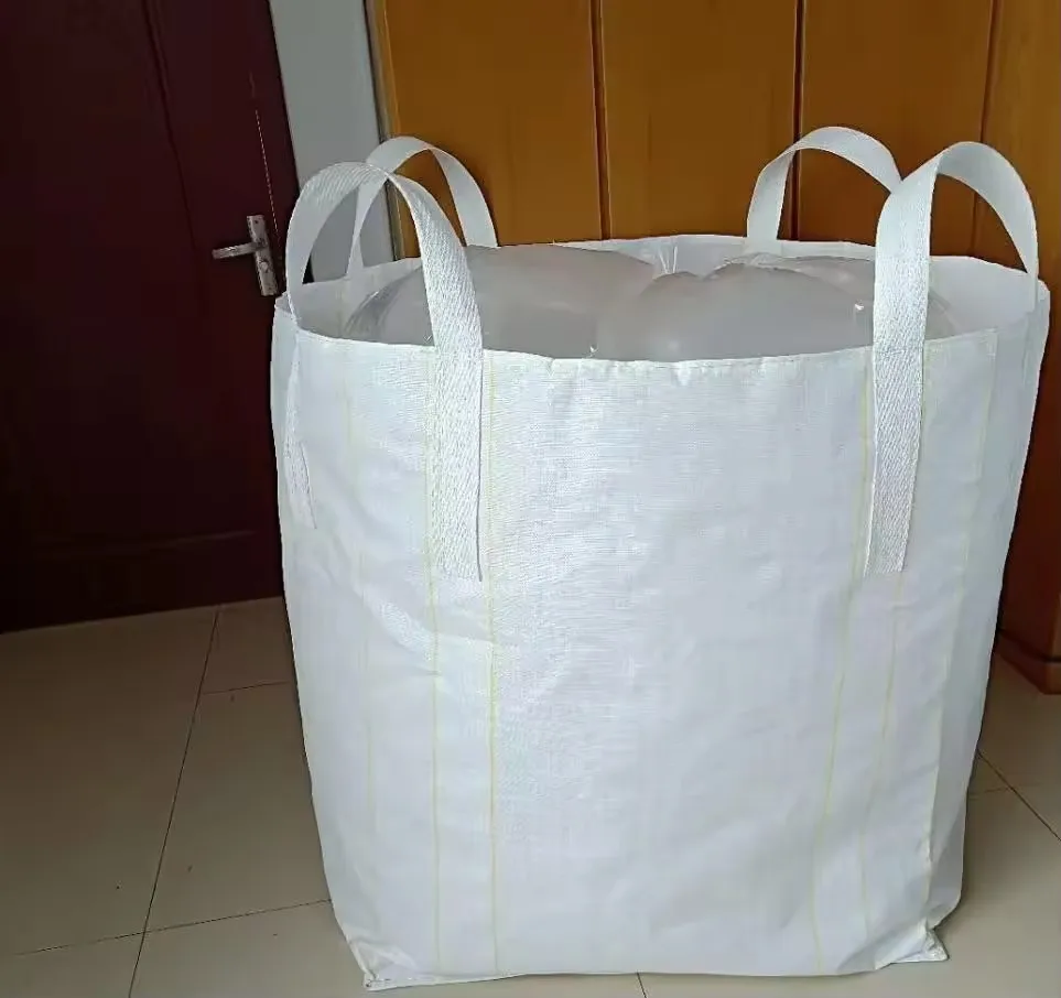 Jumbo Bags For Sand Packing Support Printing Logo Polypropylene 1 Tonne Bulk Bags for Chromium Vanadium Titanium White corundum