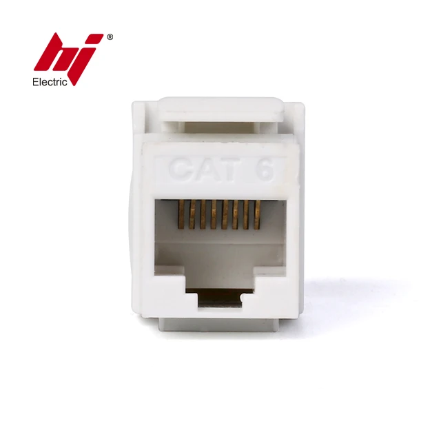  Новый дизайн CAT6 женский Rj45 Keystone Jack вставка простая в использовании
