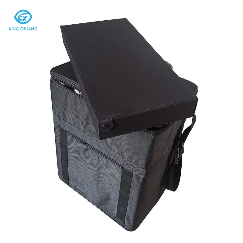Brand New Black Oxford Cloth Eyewear Display Suitcase Portable High Quality Glasses Trolley Case