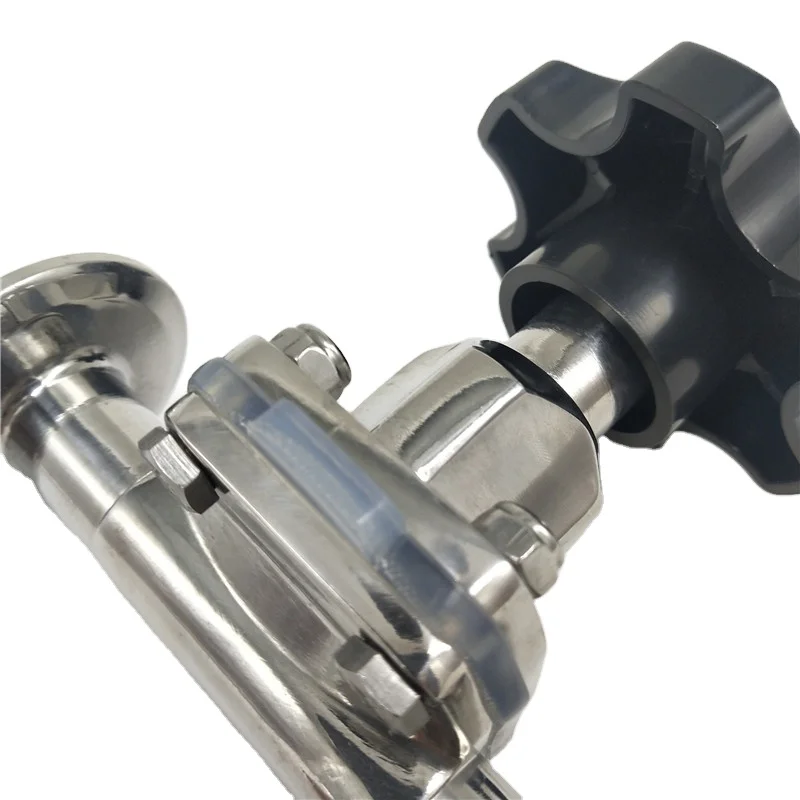 Sanitary Manual Clmped Diaphragm Valve,ISO SMS DIN Diaphragm valve, SS304&316 stainless steel  Globe Valve