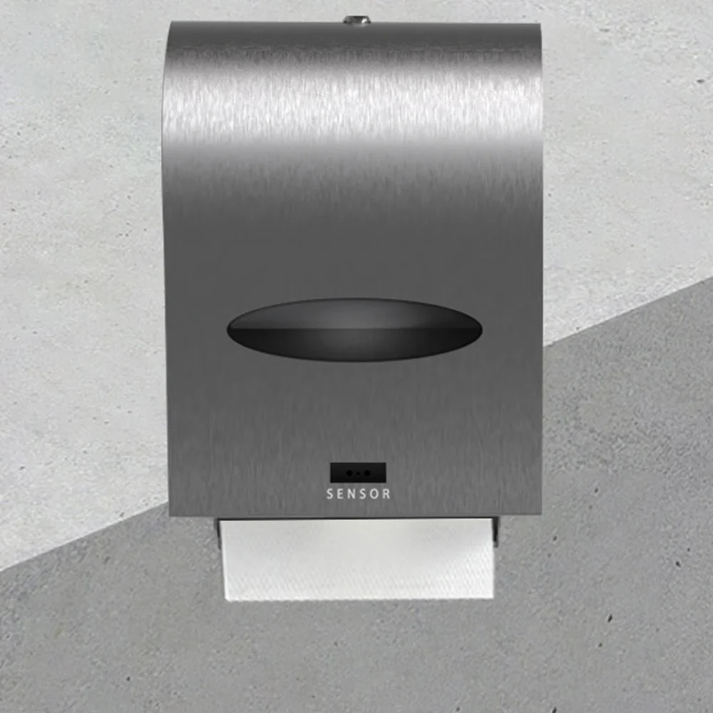HIGH QUALITY Stainless Steel Infrared Sensor Paper towel Dispenser Wall Mounted Toilet Automatic Paper Towel Dispenser