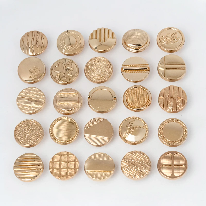 High quality fashion metal alloy boton para mezclilla denim jacket buttons logo Custom Jeans buttons for garments