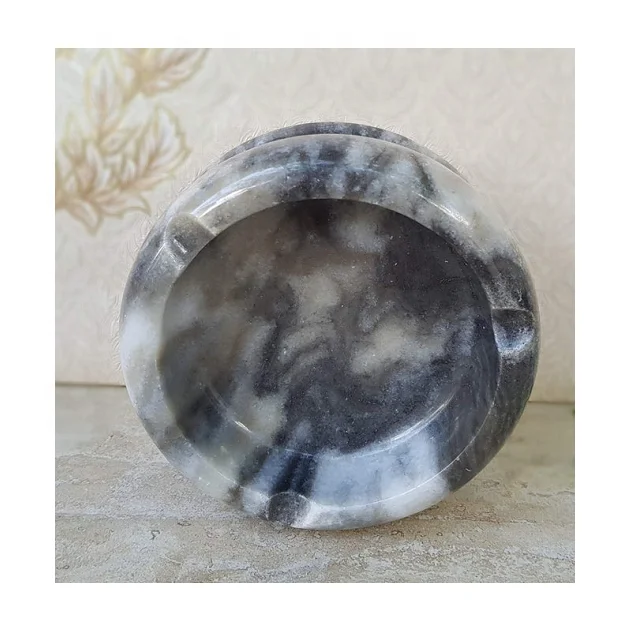  Лидер продаж винтажная круглая пепельница из овечьего мрамора по низкой цене