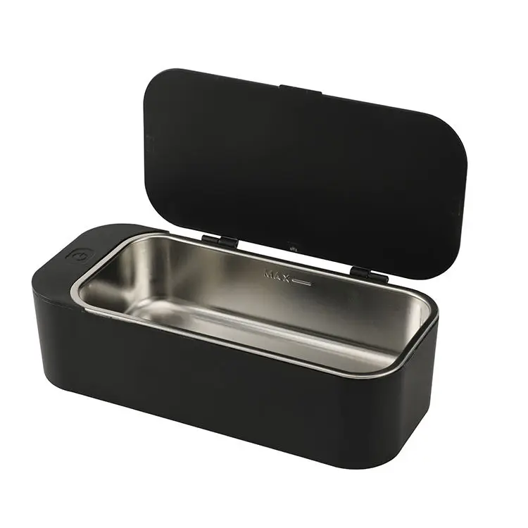 Electronic Portable Home Use High Frequency Ultrasonic Cleaner With Digital Timer Jewelry Watch Glasses Cleaner