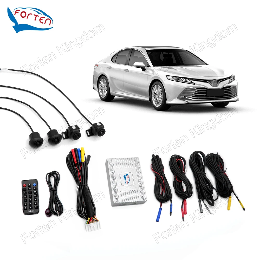 360 degree bird view car camera system Android car 360 degree camera for Toyota Camry 2016 car 360 degree camera
