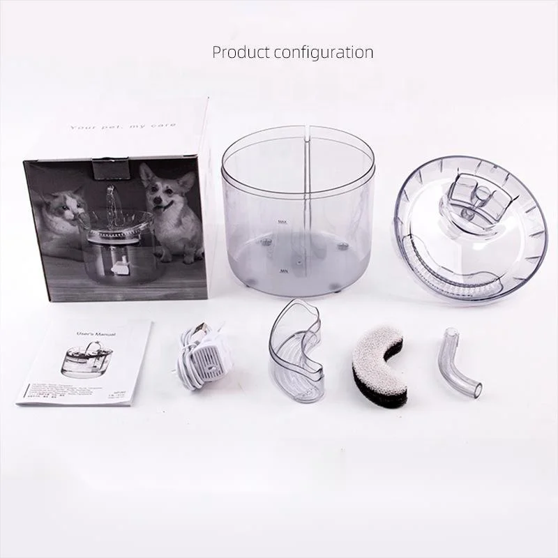 Automatic Circulation Intelligent Pet Water Filter Cat Water Fountain Food Supplies For Cats And Dogs