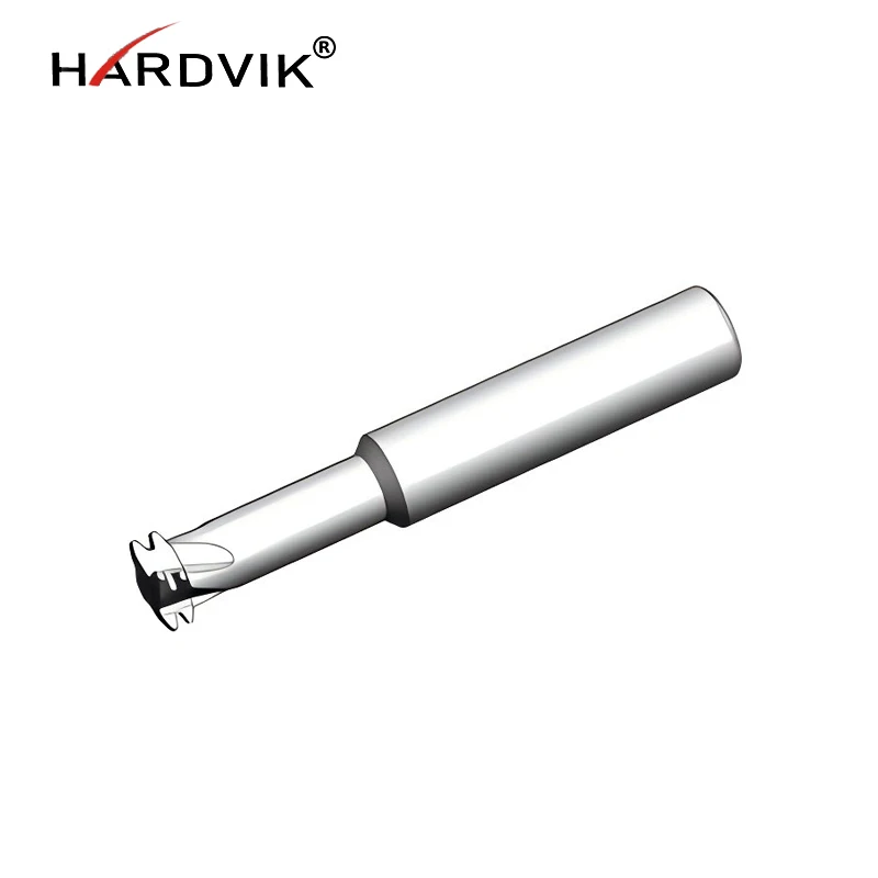 HARDVIK TR 30 degree solid carbide thread milling cutter CNC 4flute D2MT D6-D16  Dovetail Curved Slot Router Bits for cast iron