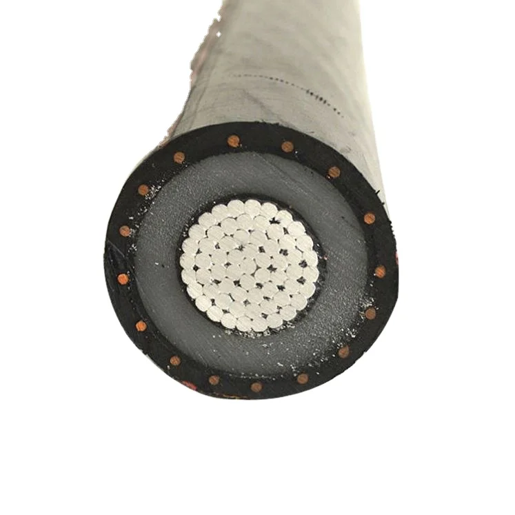 18/30KV single core 1x185mm2 AL/XLPE/CWS/PVC NA2XSEY power cable