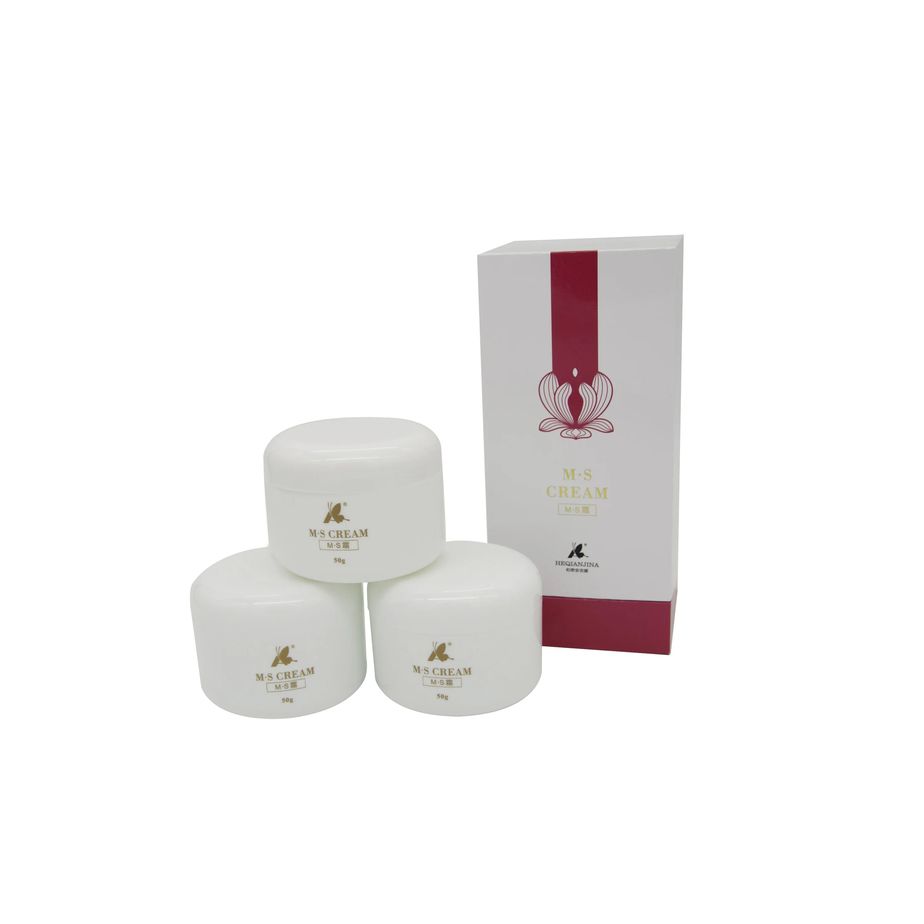 
50 grams China manufacturer 100% Natural Serum Full Whitening Glow Body Lotion and Milk Cream 