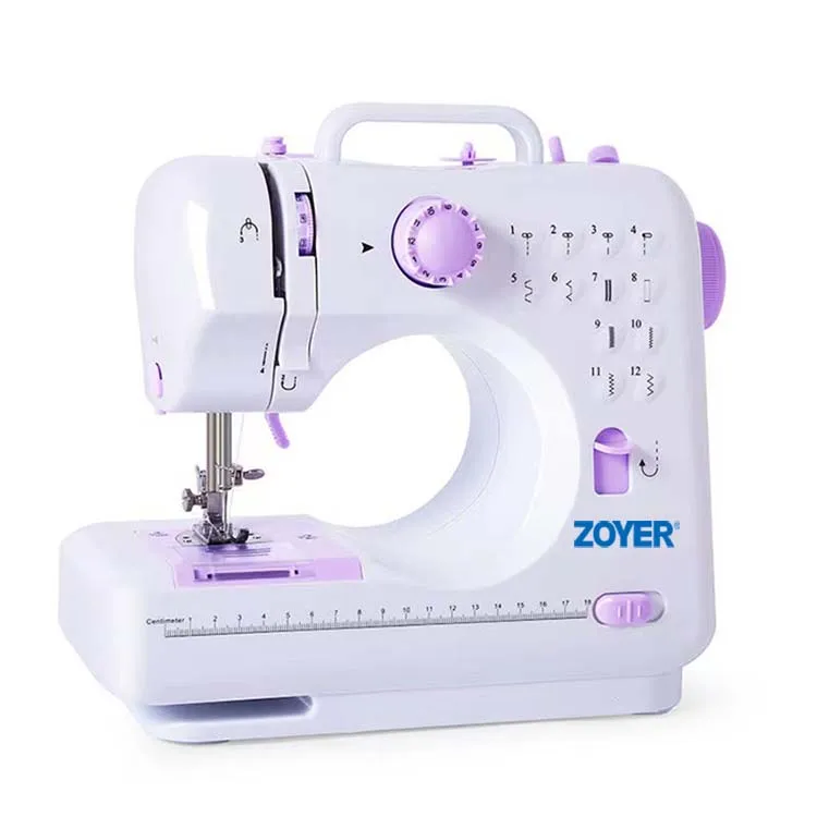ZOYER ZY505 мини-швейная машина бытовая электрическая фреза ножная педаль швейная