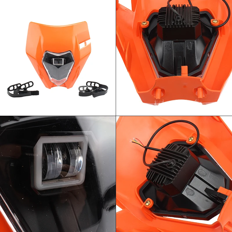 Новая светодиодная фара для мотоцикла налобный фонарь KTM EXC EXCF XC XCF XCW XCFW SX SXF 125 150 250 300 350 450