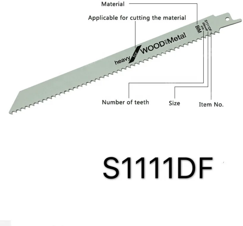 
Same as Bosch S1122VF 225mm bimetal cutting reciprocating saw blades pallet dismantling 