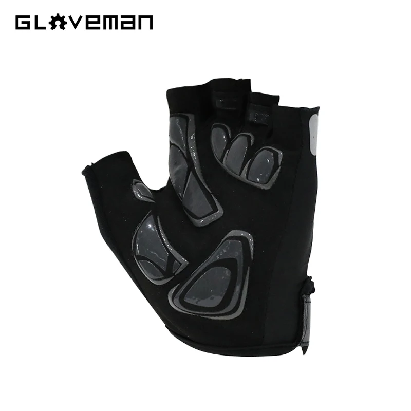 Легкие тонкие дышащие силикагелевые Нескользящие перчатки GLOVEMAN без пальцев для спорта на открытом воздухе велосипеда велосипедные езды