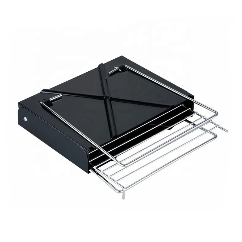 
Indoor Foldable Good Stainless Steel Small Outside Charcoal Bbq Grill Portable Folds Flat On Sale 