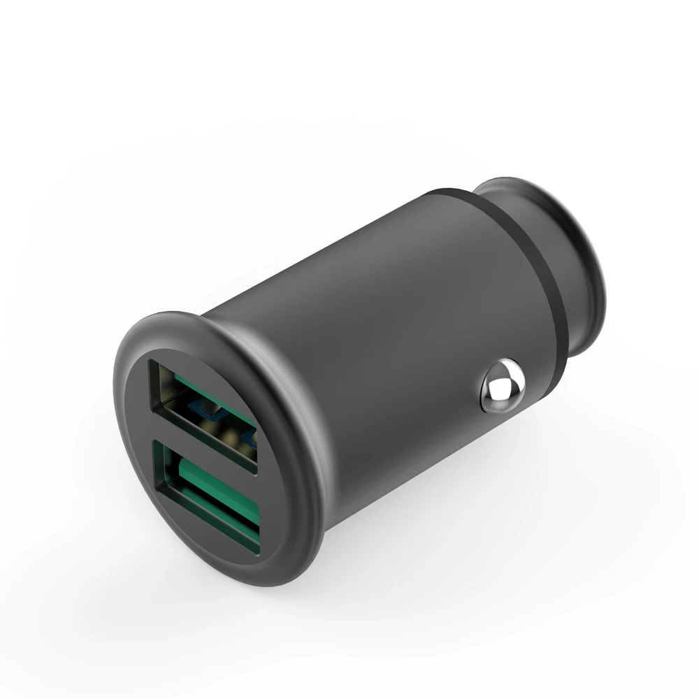 Dual QC 3.0 Port 18W USB C Car Charger Adapter 36W USB Charger Compatible with iPhone Samsung