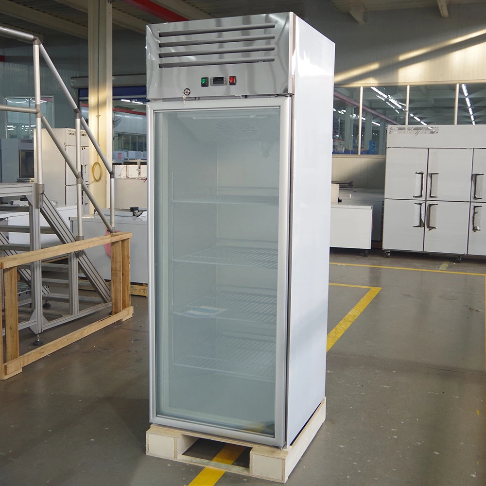 Kitchen Equipment Stainless Steel Refrigerator Display Fridge Showcase Chiller