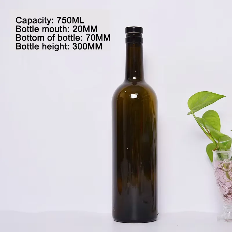 Бутылка для вина 500 мл прозрачная бутылка шампанского красного 750 бокал большой емкости