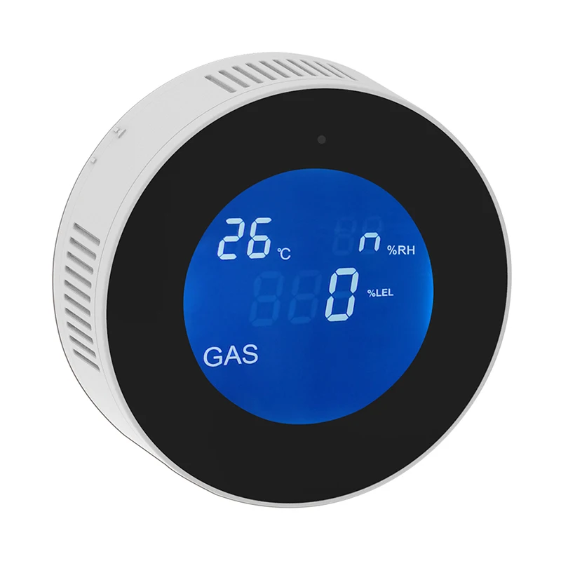 Tuya Smart Wifi Natural Gas Sensor Combustible Household Smart Gas Alarm Detector Leakage Sensor Wifi Temperature Detectors