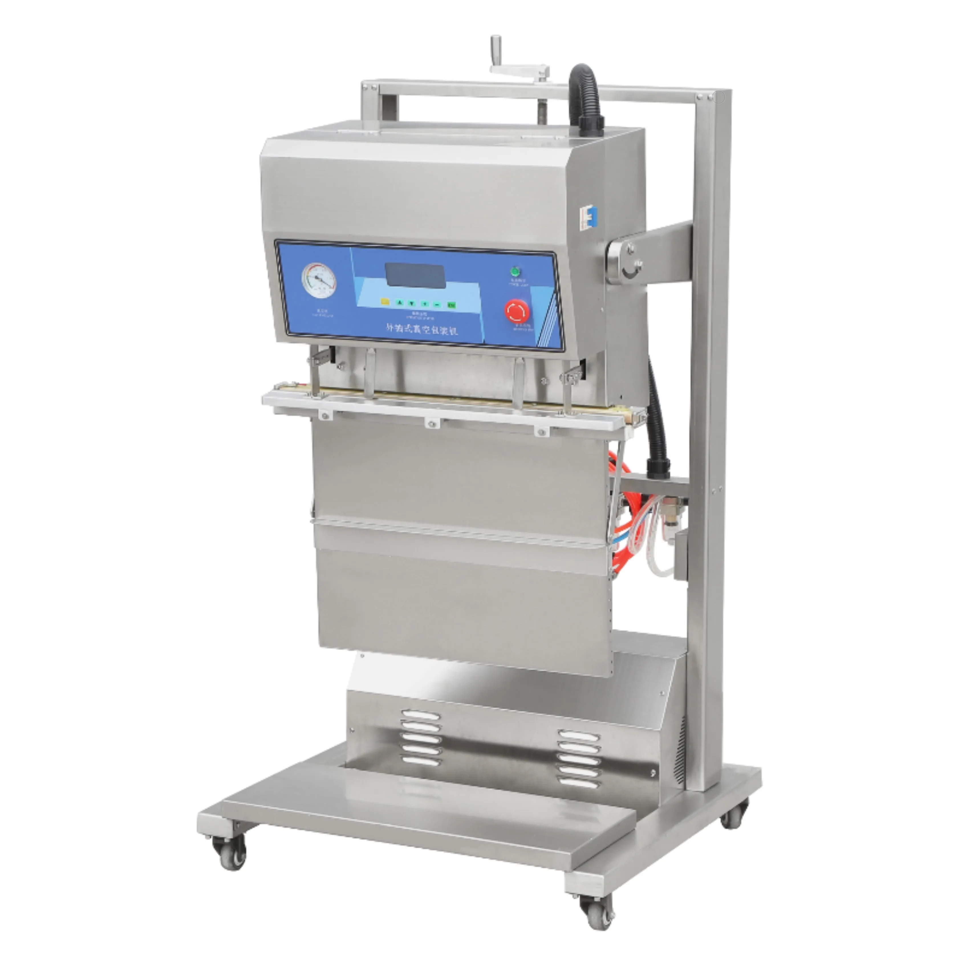 
600 Vertical External Vacuum Packing Machine Stainless Steel Vacuum Sealer For Home and Commercial Use 