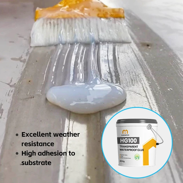 Modern Liquid Polymer Waterproof Coatings construction transparent glue waterproofing used on balcony