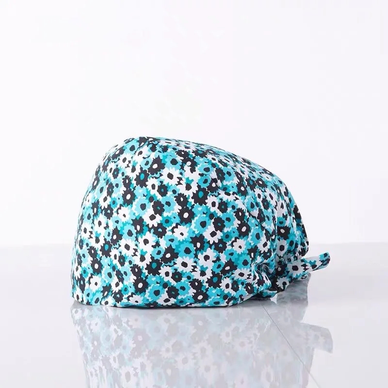 black panther autism breast cancer nurse surgical caps for royal blue black green scrubs surgical hats