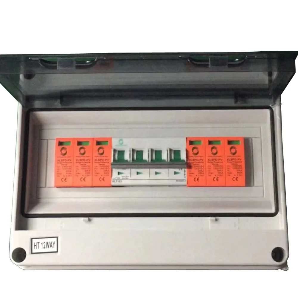 WSDB-PV2/2 IP65 2 в из струны 15A 500V DC солнечный PV массив блок объединителя для Бразилии